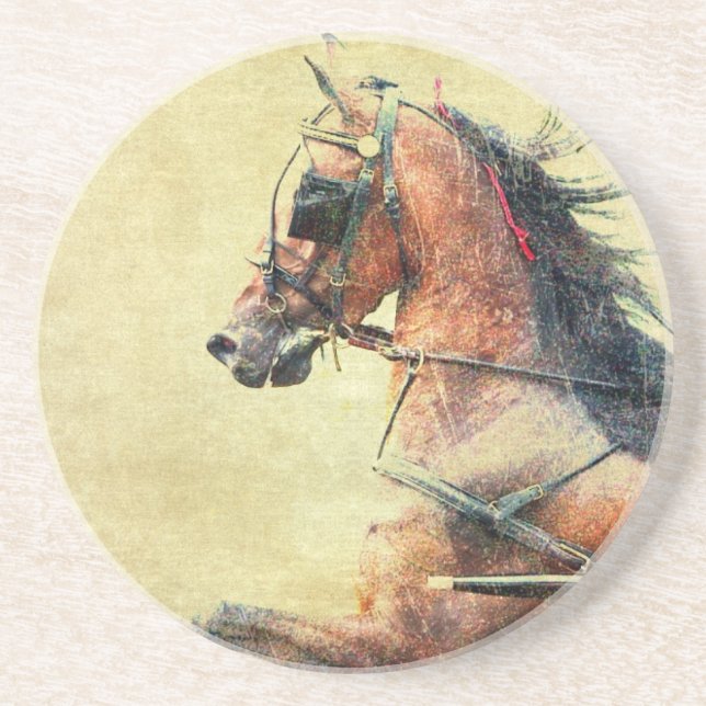 Hackney Pony Drink Coaster (Front)