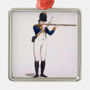 Hackney Volunteer, plate 49 from 'Loyal Volunteers Metal Ornament