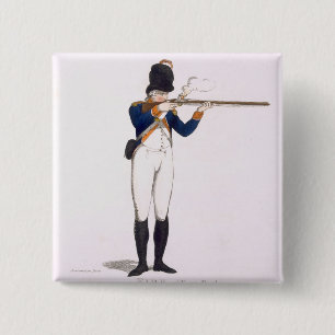 Hackney Volunteer, plate 49 from 'Loyal Volunteers Pinback Button