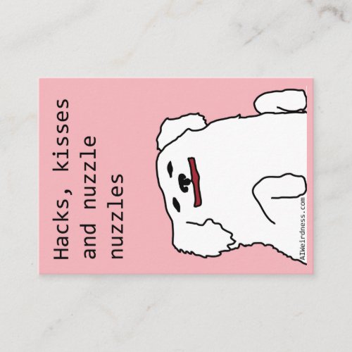Hacks Kisses and Nuzzles _ AI Valentine Enclosure Card