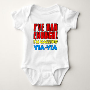 Had Enough Calling Yia-Yia Baby Bodysuit