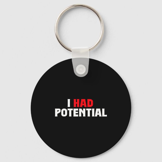 Had potential funny physics science teacher humor keychain (Front)