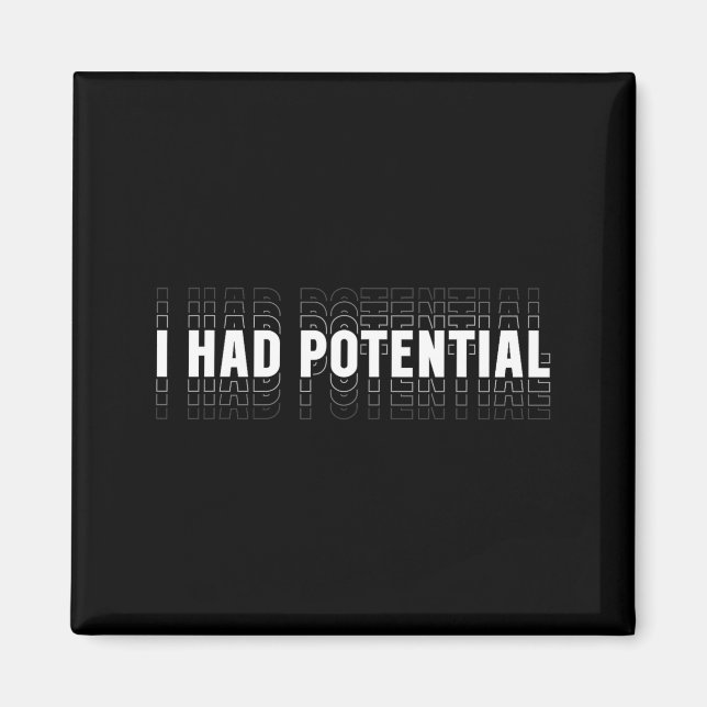 Had potential funny physics science teacher humor magnet (Front)