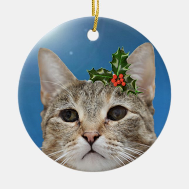 Haddie Girl Holiday Ornament (Front)