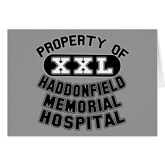 Haddonfield Memorial Hospital Products (Front Horizontal)