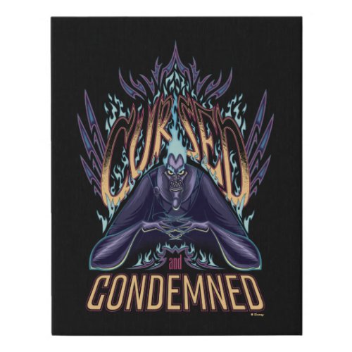 Hades  Cursed and Condemned Faux Canvas Print