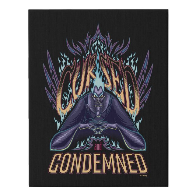 Hades | Cursed and Condemned Faux Canvas Print (Front)