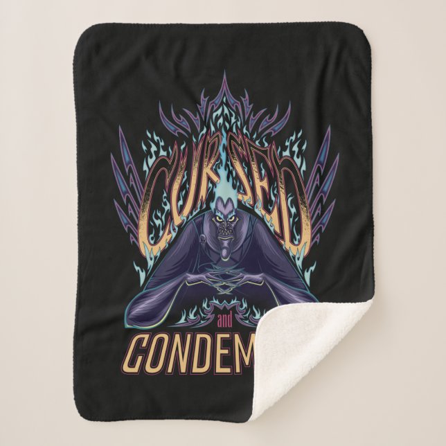 Hades | Cursed and Condemned Sherpa Blanket (Front)