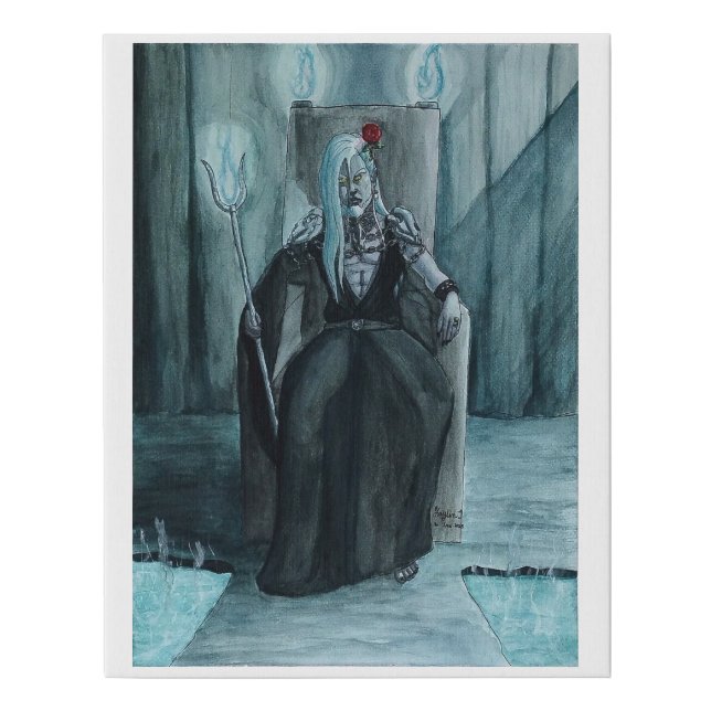 Hades Faux Canvas Print (Front)