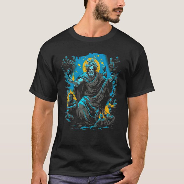 Hades God Greek Mythology T-Shirt (Front)