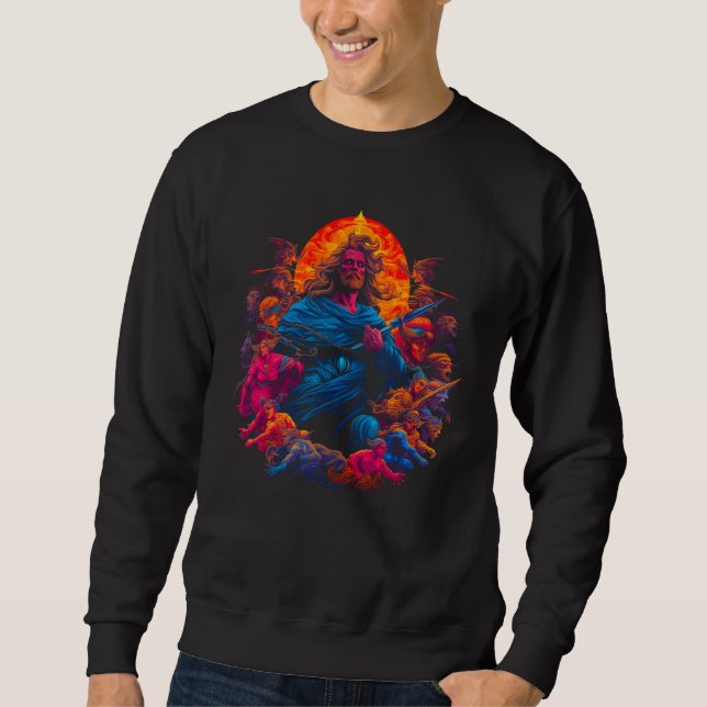 Hades Greek Mythology God of Death Sweatshirt (Front)