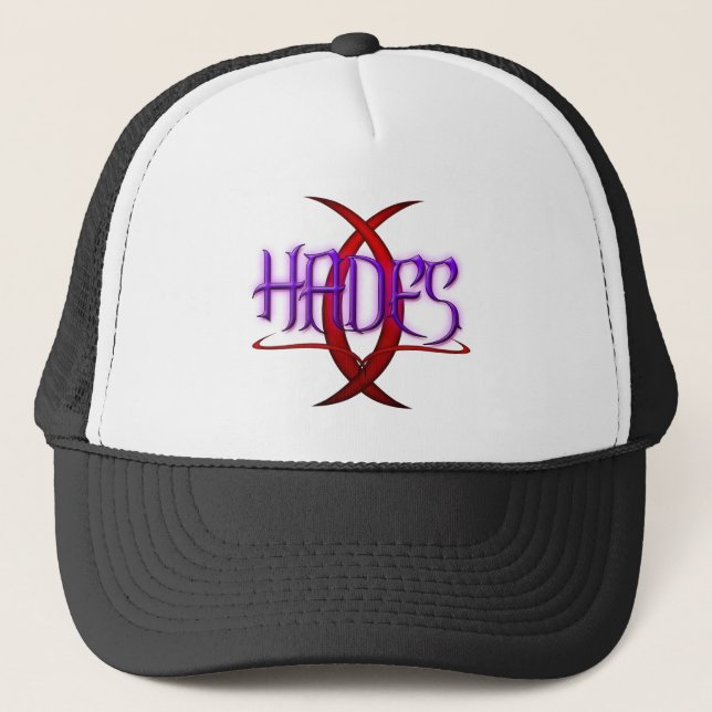 Hades Hat – Mythology-Inspired Dark Style (Front)