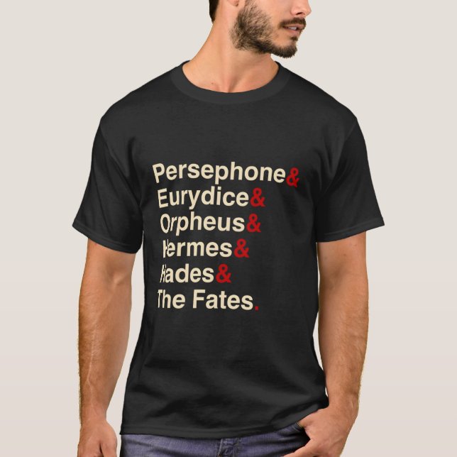 Hades Orpheus And Eurydice Musical Theatre T-Shirt (Front)