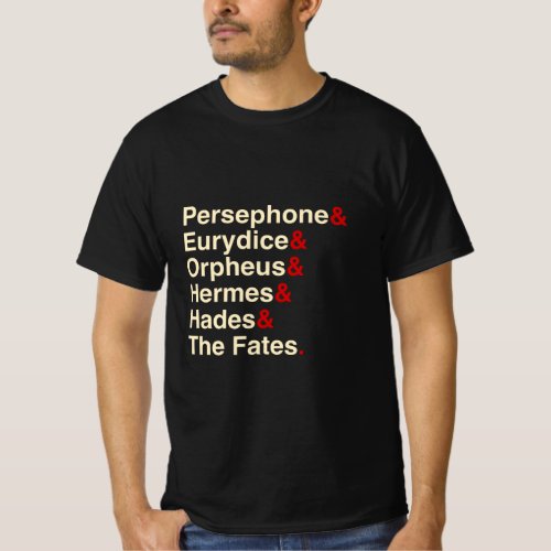 Hades Orpheus and Eurydice T Musical Theatre  T_Shirt
