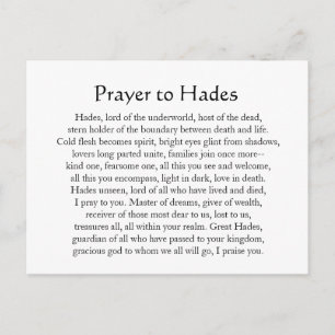 Hades Postcard