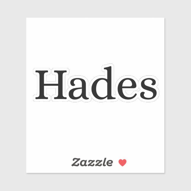 Hades Sticker (Sheet)