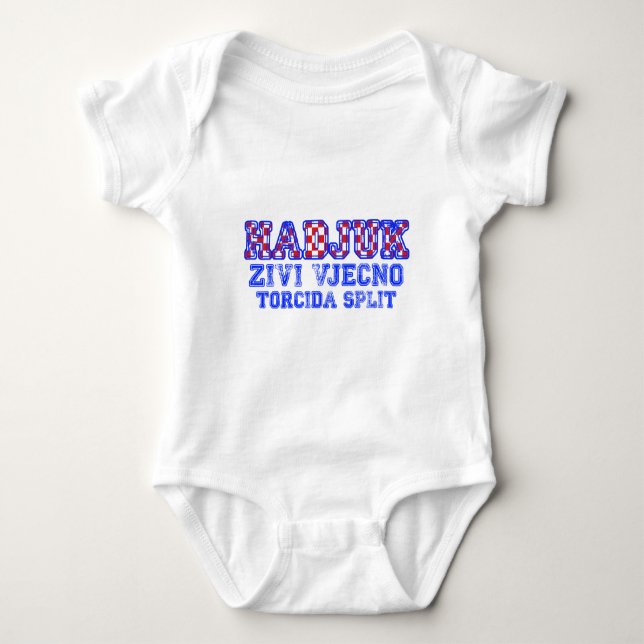 Hadjuk Supporters T-shirt Baby Bodysuit (Front)
