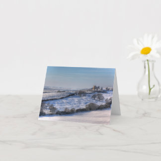 Hadleigh Castle in the Snow Christmas Card