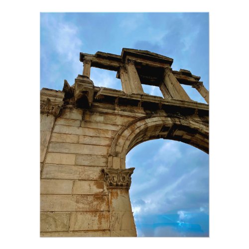 Hadrians Arch in Athens Greece Photo Print