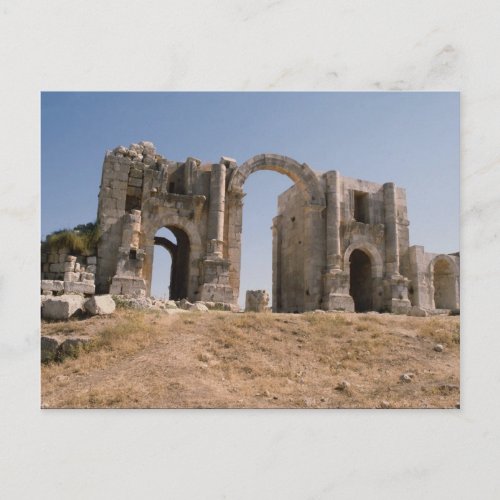 Hadrians Arch Jerash Jordan Postcard
