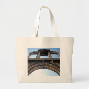 hadrian's arch large tote bag