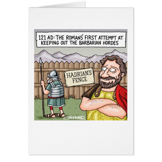 Hadrian's Fence Cards (Front)