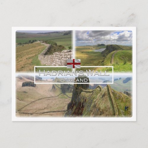 Hadrians wall _ Greenhead Lough Postcard