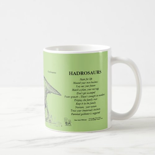 Hadrosaurs Your Inner Dinosaur Mug Greg Paul