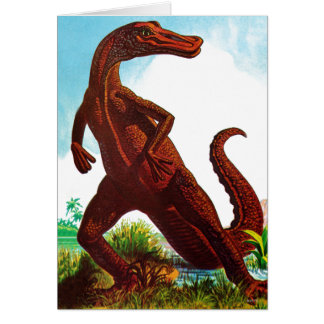 hadrosaurus dinosaur card
