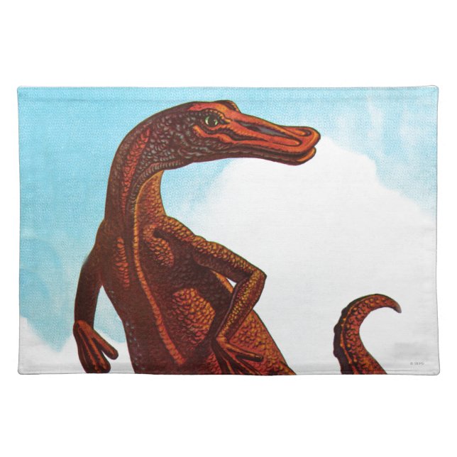 Hadrosaurus Dinosaur Placemat (Front)