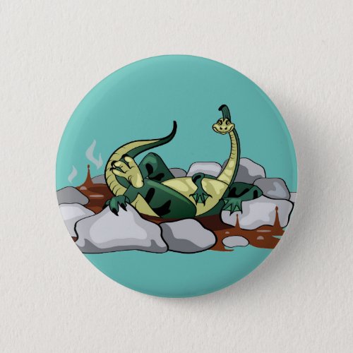 Hadrosaurus Relaxing In A Jacuzzi Button