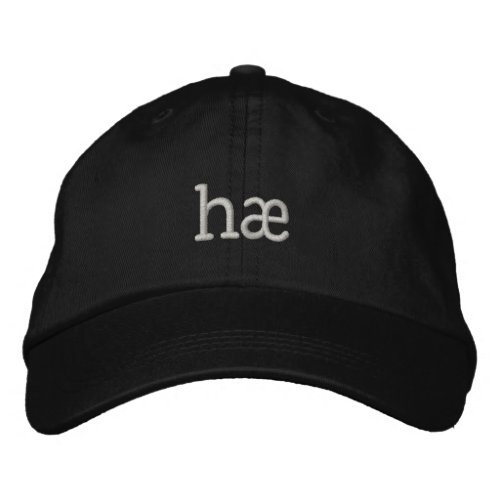 h  _ Icelandic greeting Embroidered Baseball Cap