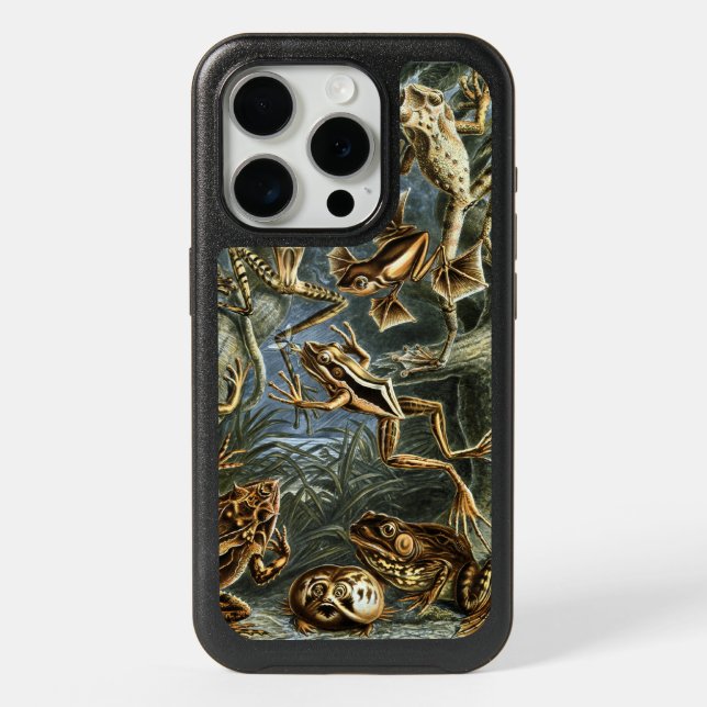 Haeckel Frogs iPhone 15 Pro Case (Back)