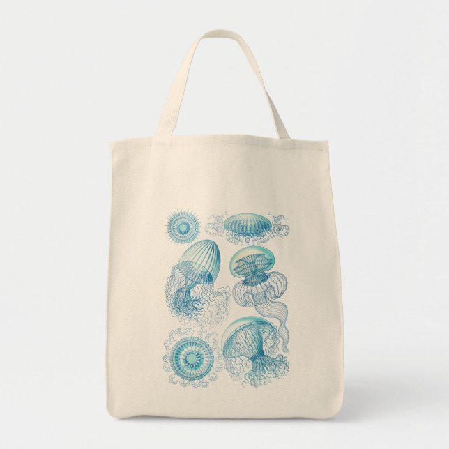 Haeckel Jellyfish Tote Bag (Front)