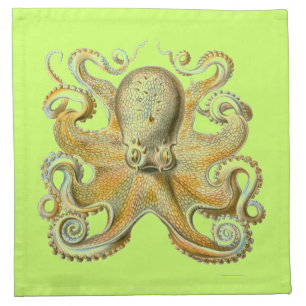 Haeckel Octopus Cloth Napkin