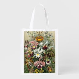 Haeckel Orchidaceae Orchids Grocery Bag
