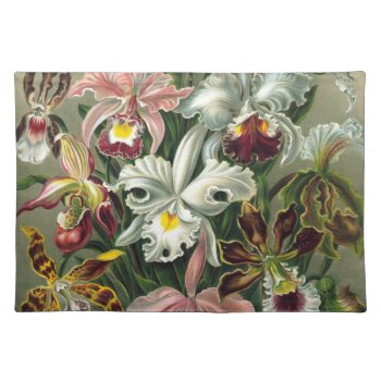 Haeckel Orchidae Placemat by haeckel_inspired at Zazzle