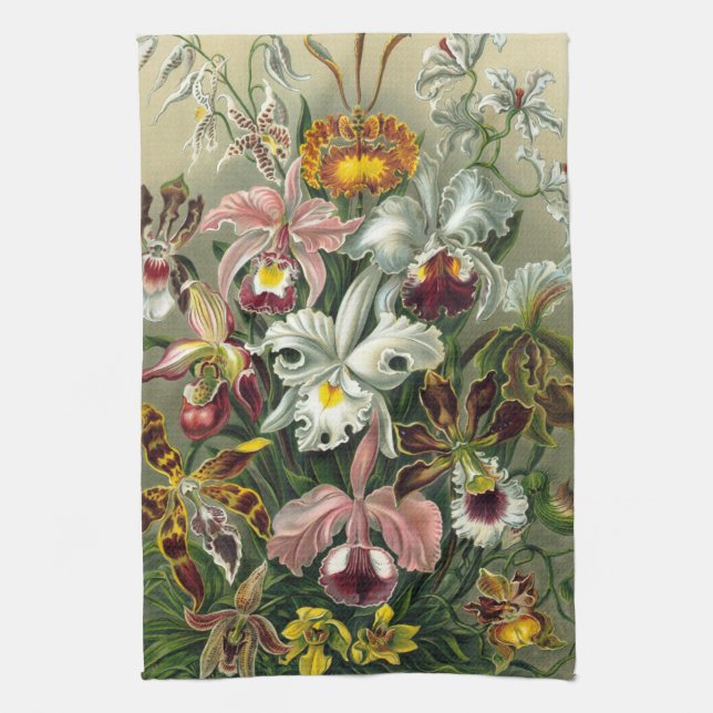 Haeckel Orchids Towel (Vertical)