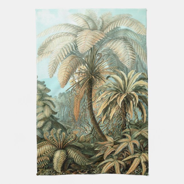 Haeckel Palm Trees Towel (Vertical)