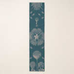 Haeckel's Blue Scarf<br><div class="desc">Ernst Haeckel's art forms from nature on your scarf. Fire in the Mind Design © 2017</div>
