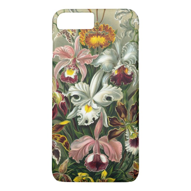 Haeckel's Colorful Orchid Lithograph Case-Mate iPhone Case (Back)