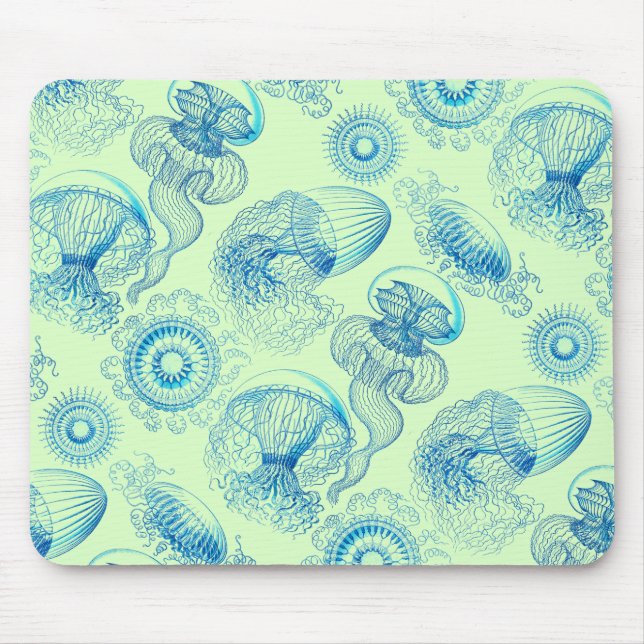 Haeckel's Leptomedusae Mouse Pad (Front)