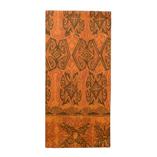 Haena Beach Hawaiian Primitive Tapa Napkin