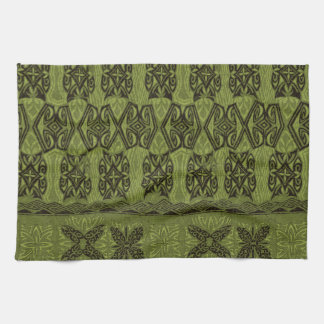 Haena Beach Hawaiian Primitive Tapa Towel