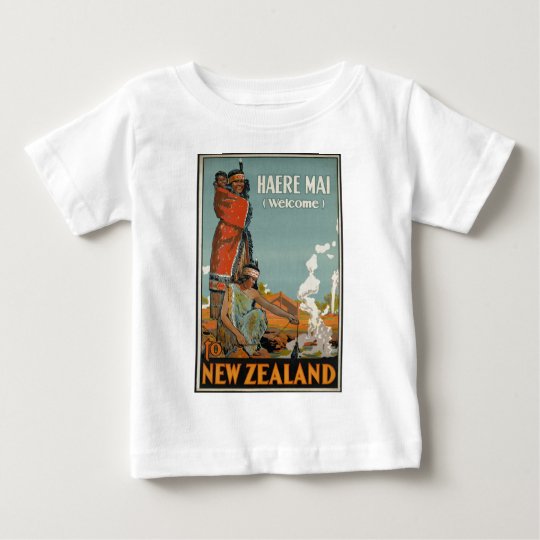 Haere Mai Welcome To New Zealand Baby T-Shirt