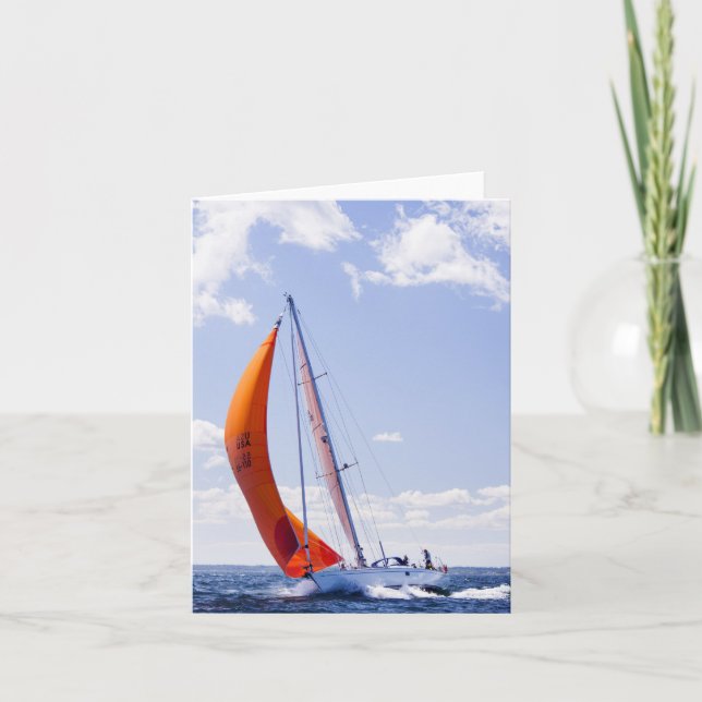 Haerlem Spinnaker (vertical) Card (Front)