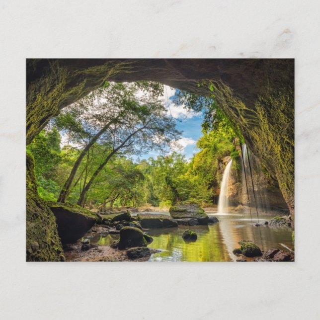 Haew Suwat Waterfall Postcard (Front)