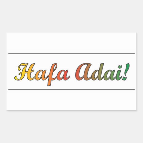 Hafa Adai sticker