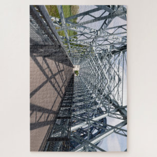 Hafenbrücke truss bridge at the entrance of the Al Jigsaw Puzzle