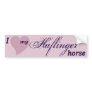 Haflinger horse bumper sticker
